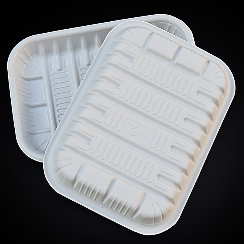 生鮮トレイ白色使い捨てプラスチックトレイスーパー食品包装箱野菜果物肉皿包装箱|undefined