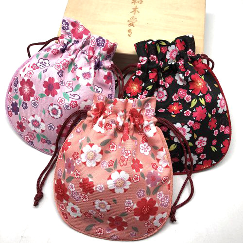 预定 束口袋 18329 日式和风印花抽绳袋 礼品袋