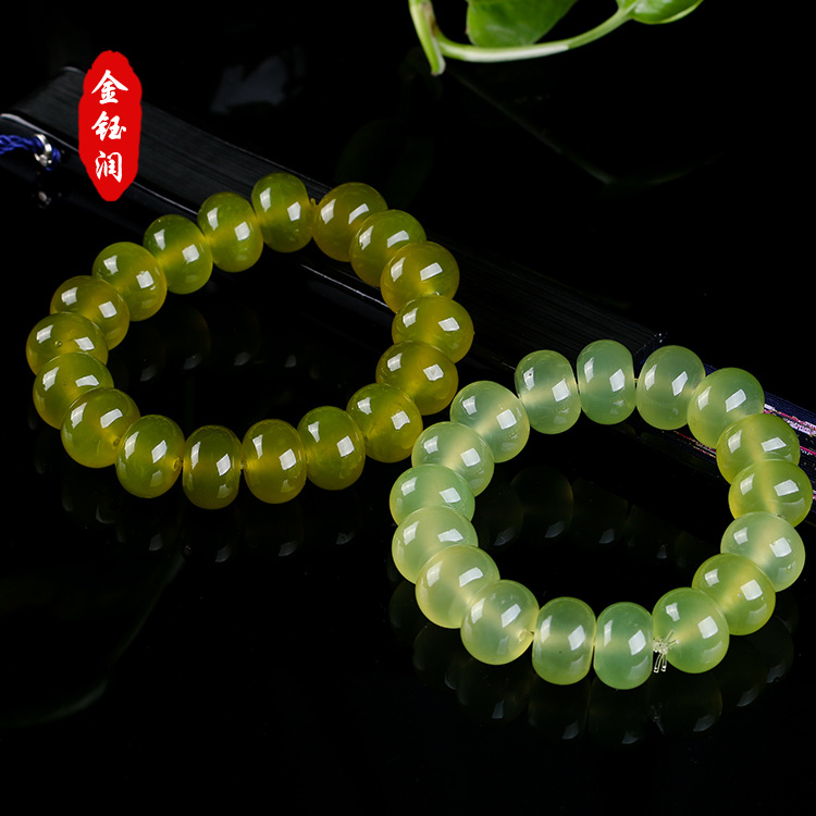 natural jade Bracelet wholesale Xiuyu man Bracelet Financial resources Rolling Oval Bracelet Abacus Bracelet