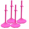 5 pink stands in a bag