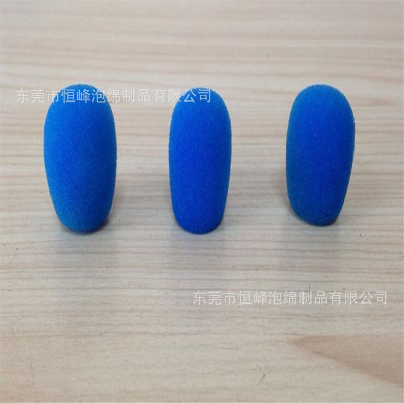 定制小孔加黑耳麦绵 无线蓝牙防风咪棉头 加长蓝牙耳麦咪棉