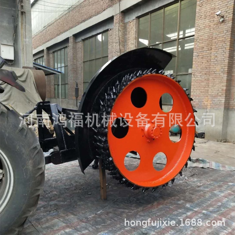 农业山药种植圆盘开沟机 圆盘式双链条开沟机 小型多功能开沟机