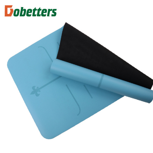 Thickened PU local yoga mat, larger and wider non-slip yoga mat, skipping rope mat, rubber wear-resistant yoga mat