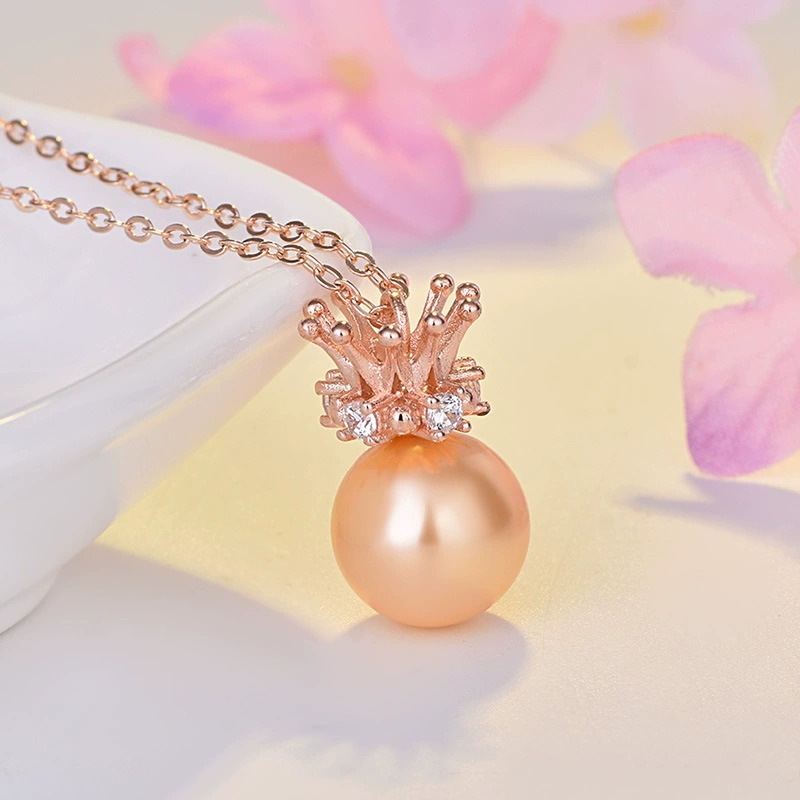 Класс pendant, ожерелье, цирконий из жемчига, каменная инlay, цепочка для ключевого мешка, свитер, серебряная замок, оптовая