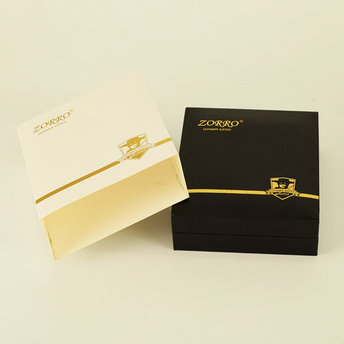 Metal lighter gift box Zorro lighter gift box wholesale lighter storage paper box wholesale