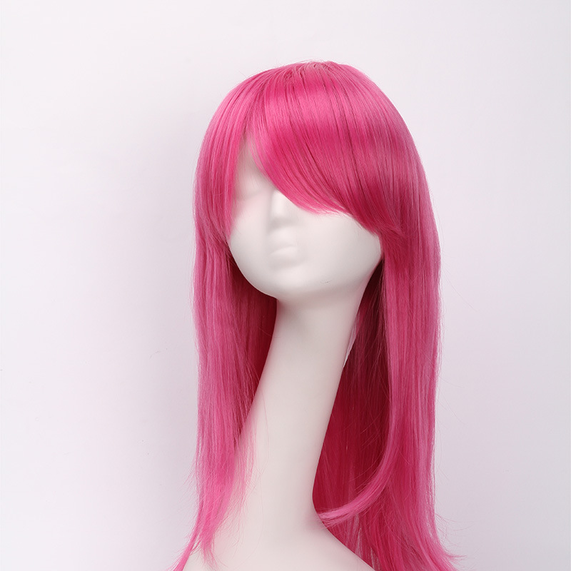 Newlook IMG - 1220 peluca sintética roja larga y recta para vacaciones