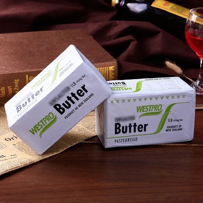 威士寶黃油新西蘭進口動物性牛油面包餅幹原裝烘焙原料454g