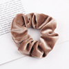 Qi Ji Amazon Fashion Hair 46 Color Velvet Golden Velvet Large -intestine Ring Head Flower Manufacturer