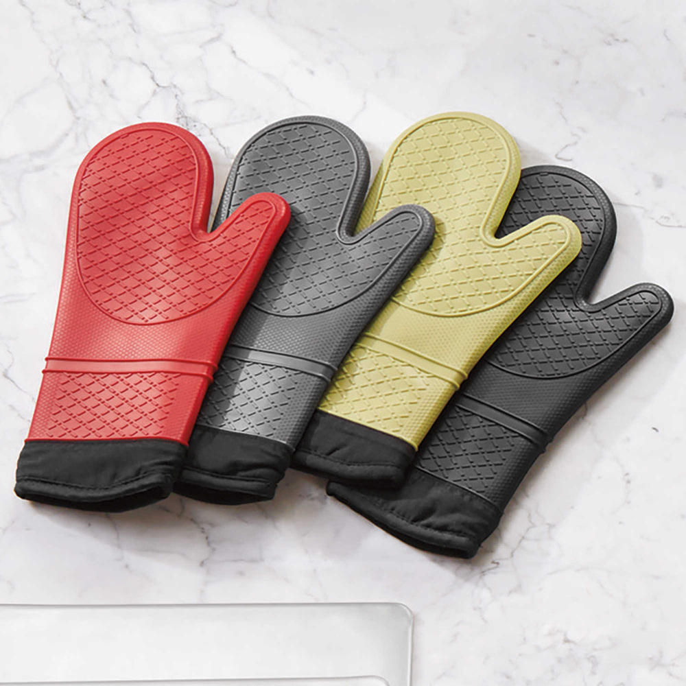 耐高温硅胶手套 隔热手套 家用烤箱隔热手套 微波炉烤路家庭专用