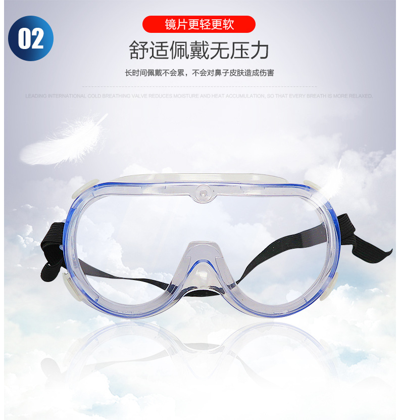 Lunettes de protection en Lentille en polycarbonate - Splash anti-choc anti-UV anti-liquide - Ref 3405385 Image 10