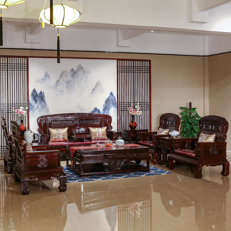 酸枝红木家具图片,花梨木,明清_大山谷图库