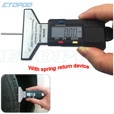 Hobbit authentic Automatic reset Digital depth gauge Tire depth gauge Supply of quality