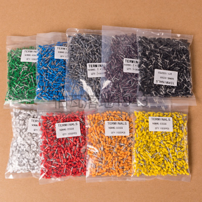 VE0508 1508 2508 7508 1008欧式端子冷压 铜鼻子 针型端子