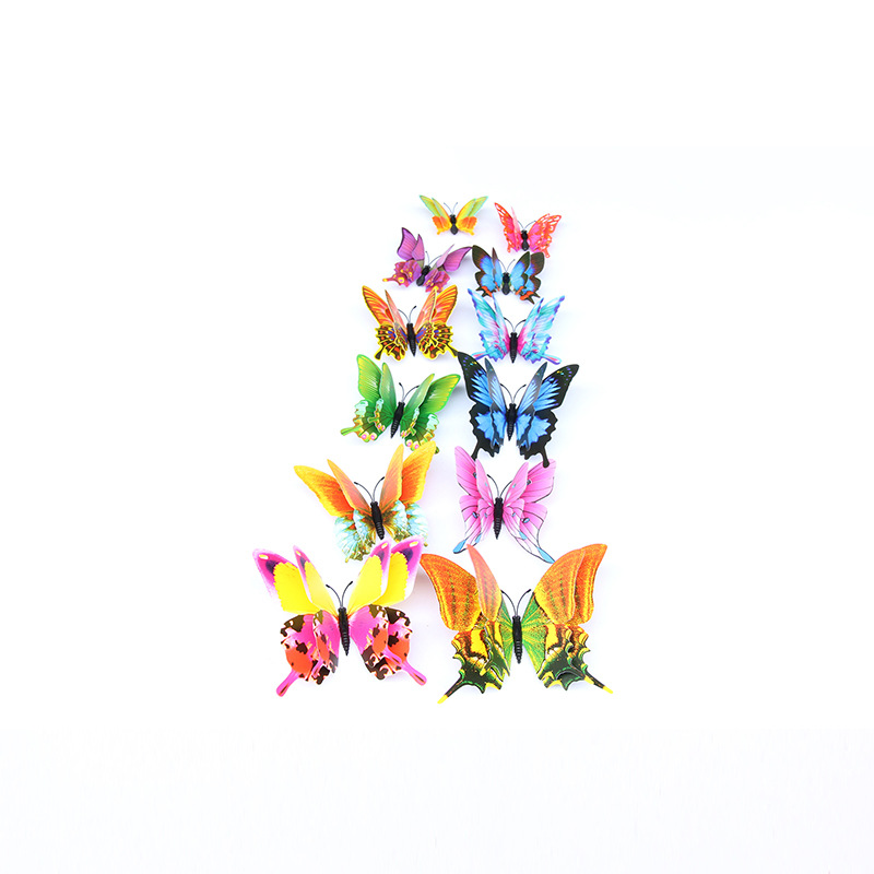 Three-dimensional Butterfly Wall Sticker 12 Pieces Set display picture 9