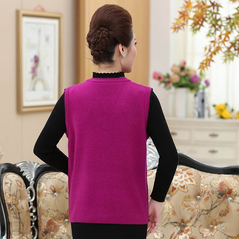 Gilet femme MOUTON ROUGE en Tricot - Ref 3317918 Image 5