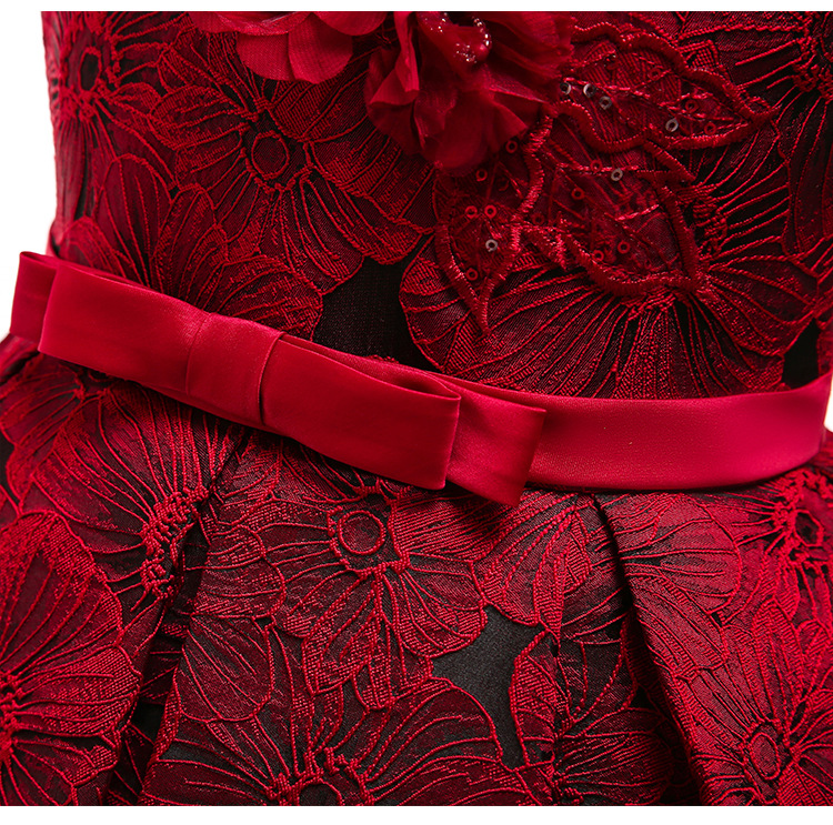 Rochie de crăciun de prințesă pentru fetițe de nuntă_voghion.com