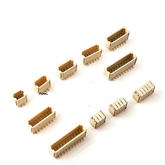 立贴 1.0MM SH1.0间距 连接器 2P/3P/4P/5P/7/8P 插座立式耐高温