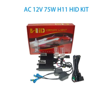 跨境专供 源头厂家 75W hid氙气灯套装 H1 H4 H7大功率氙气灯车灯
