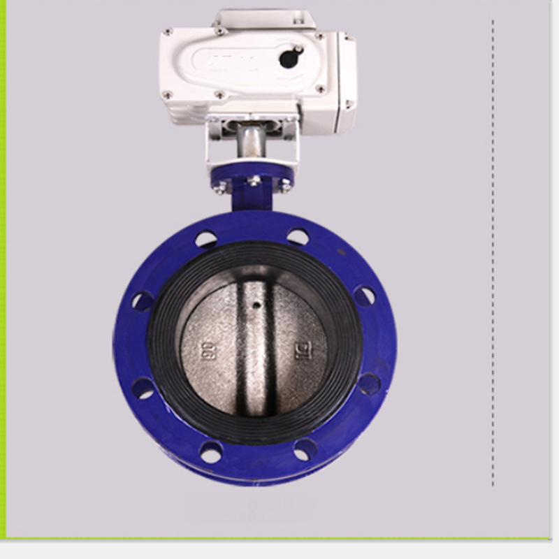 D941X-10智能一体化电动蝶阀DN450法兰式电动调节蝶阀DN600 700mm