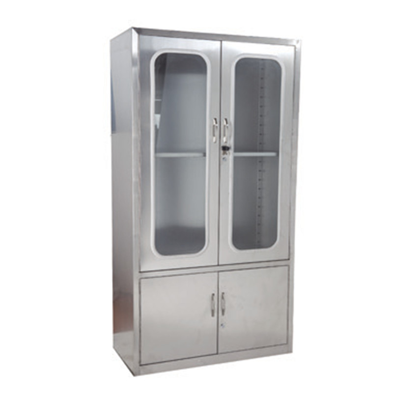 盛德供应不锈钢器械柜医用钢制药品柜办公室文件储物柜