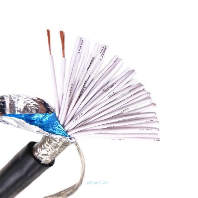 UL认证美标屏蔽线2464-22AWG/2/3/4/5/6/7/8芯正标镀锡铜屏蔽线