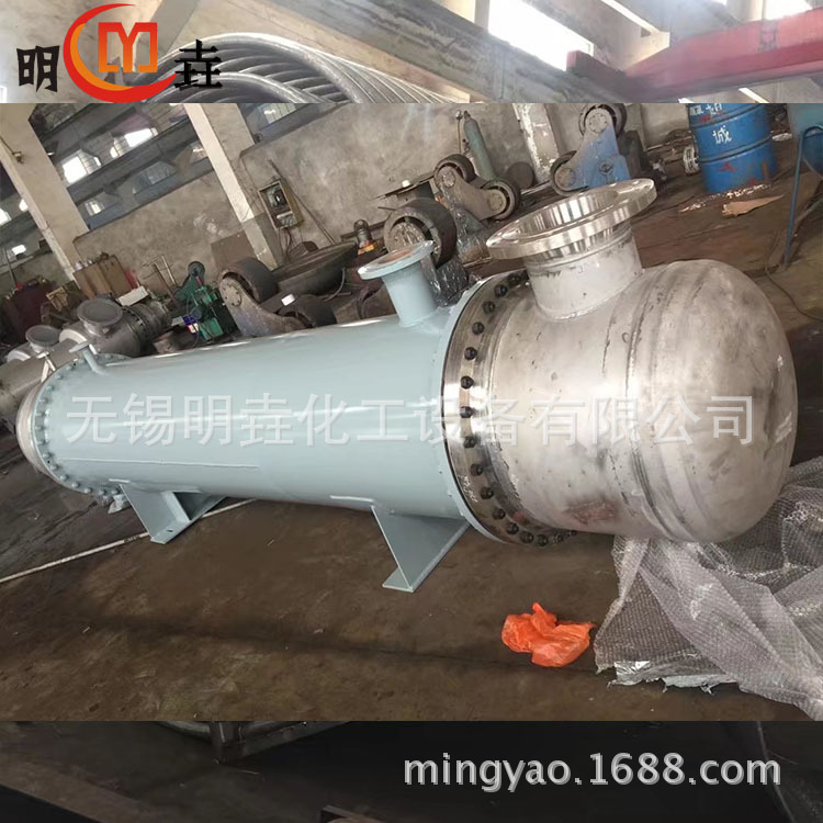明垚供应不锈钢100平方U型管换热器管板换热器列管式换热器不锈钢