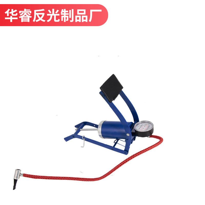 汽车脚踏打气筒山地车打气泵摩托车自行车充气配件电动车