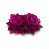 Amazon Flower Ring double velvet rose hair combing red rose hair accessories rose fork comb