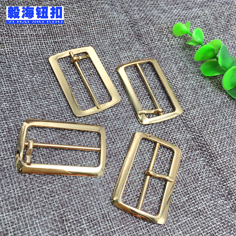 厂家批发 高档金色日字扣 金属皮带扣 日字针扣调节扣 女士腰带扣