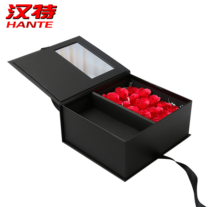 方形翻盖礼品盒 创意多功能正方形礼品盒 神秘礼品纸盒批发