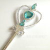 Accessory for princess heart-shaped, magic wand, set, “Frozen”