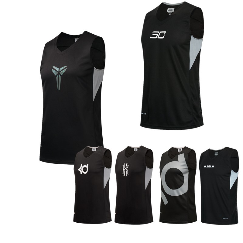 批发詹姆斯黑曼巴欧文库里篮球背心坎肩宽松快干薄款透气篮球上衣|ru