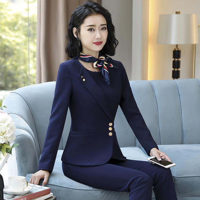 New Professional Suit Female Personality Fashion Professional Suit 