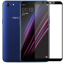 适用OPPO A1钢化玻璃全屏覆盖a1手机贴膜高清抗蓝光防指纹贴膜子
