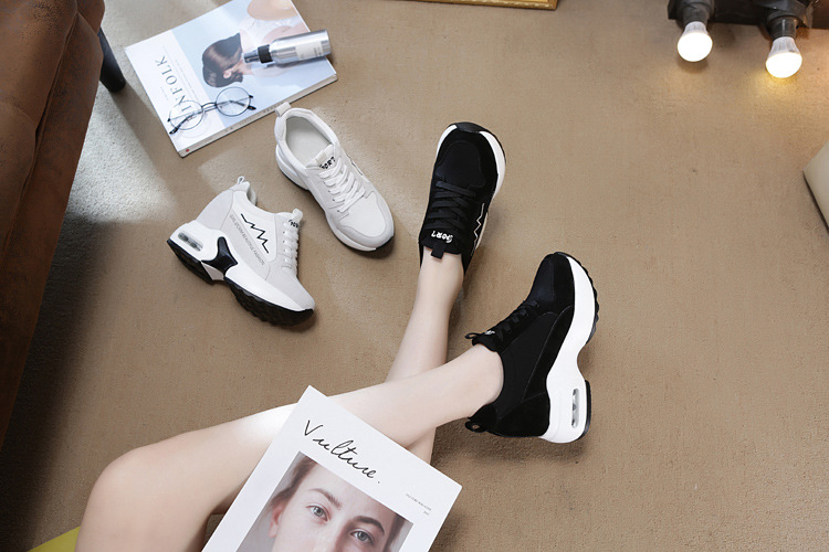 Baskets femme TENDANCE DIMANCHE en En cuir - Ref 3421008 Image 23