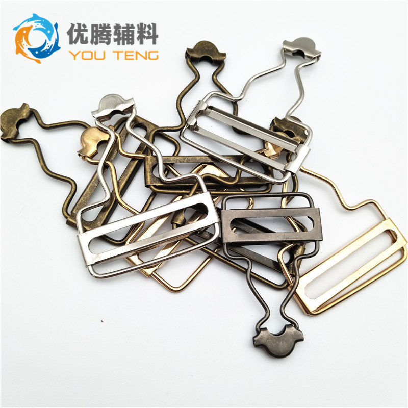 现货批发背带裤挂钩金属葫芦扣 牛仔裤吊带裙工字扣配件调节扣