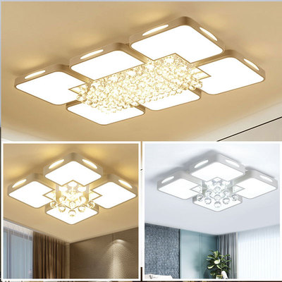水晶城堡大气客厅灯主卧室灯奢华创意简约led吸顶灯大气灯具灯饰|ms