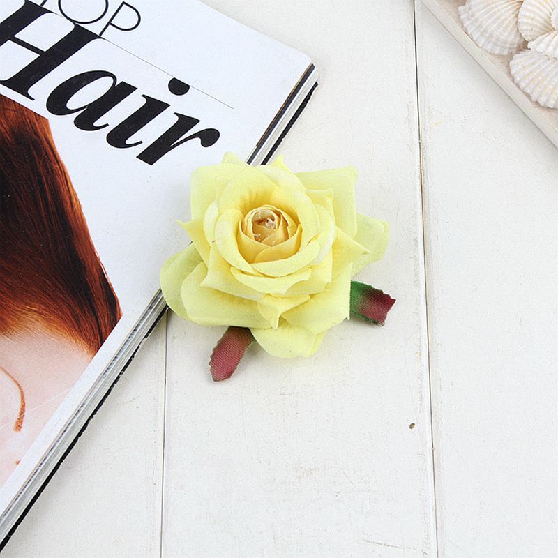 Fashion Flower Cloth Hair Clip 1 Piece display picture 1