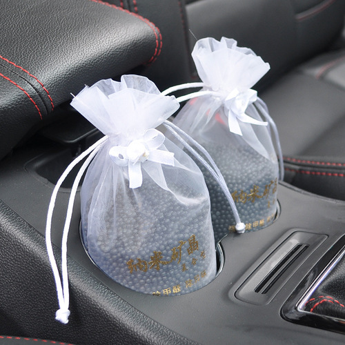Car deodorization and formaldehyde removal car bamboo charcoal package nano mineral crystal activated carbon package air purification deodorant for interior use in the car