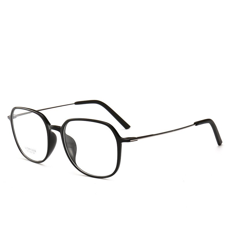 Los vidrios retro de acero plásticos ultraligeros enmarcan los vidrios de miopía de moda del estilo coreano de los hombres y de las mujeres enmarcan las gafas del marco completo de la cara pequeña