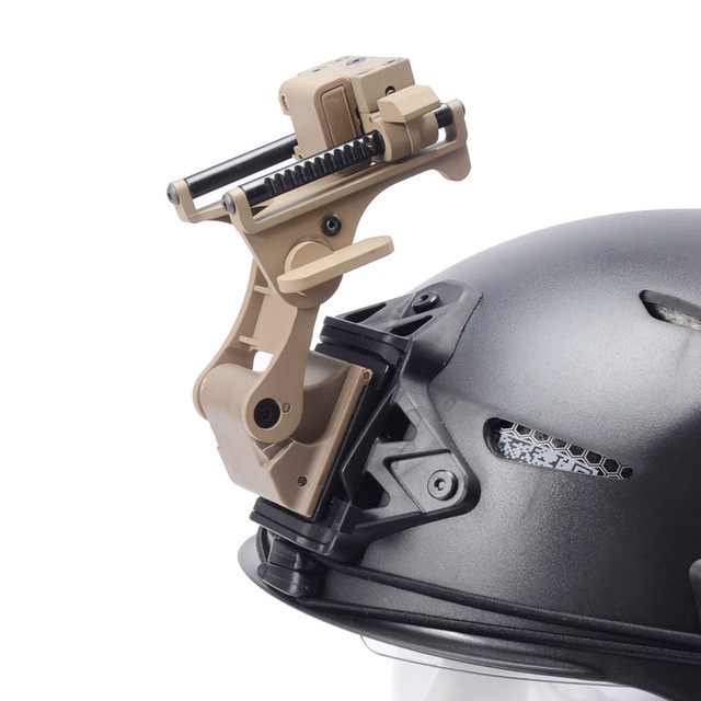 Versión de metal camión volquete soporte de dispositivo de visión nocturna pvs-14 dispositivo de visión nocturna soporte de camión volquete casco rápido MICH