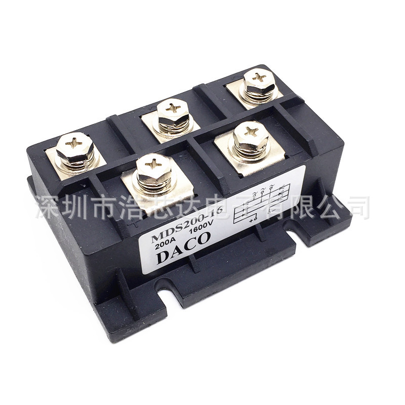 MDS200-16 MDS200A  1600V三相整流桥堆/模块 全新