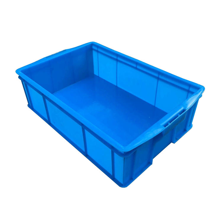 批发特2号仪表箱内径536*356*142物流箱货架盒蓝色塑料物流元件箱