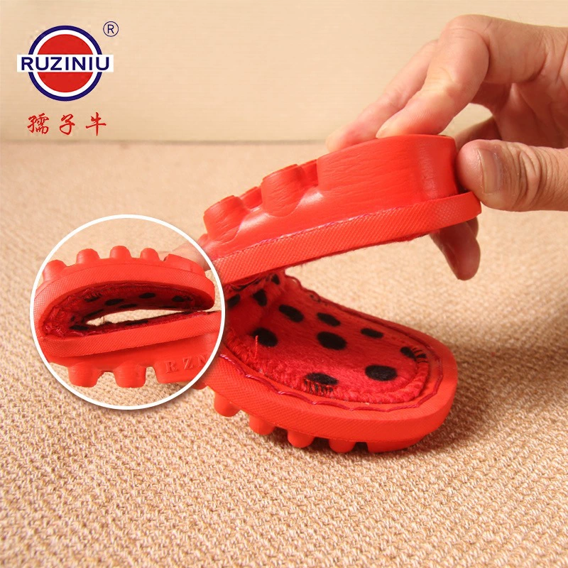 Детская подошва Ruziniu, нескользящая износостойкая легкая хлопковая подошва ручной работы, детская мягкая колонна из EVA, Тонкая шелковая поверхность