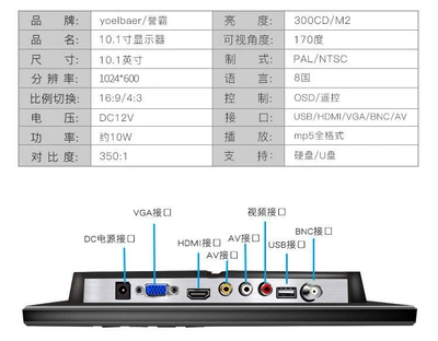 Car display Passenger Car HDMI Lcd