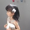 Children's hairgrip, hair accessory, cute hair rope with bow