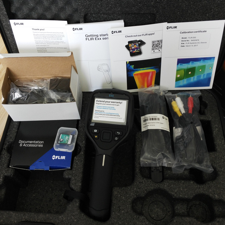 美国flir 菲利尔 E60 便携式 红外热像仪 手持式热成像仪