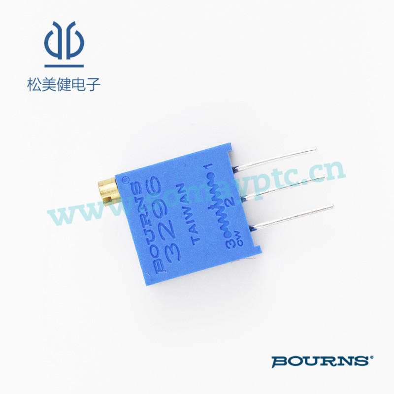 批发BOURNS(伯恩斯直插密封型原装正品)微调电位器3296W-1-100LF