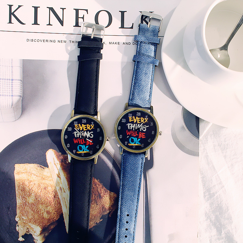 FashionStudent watch(black) NHCN0072-black
