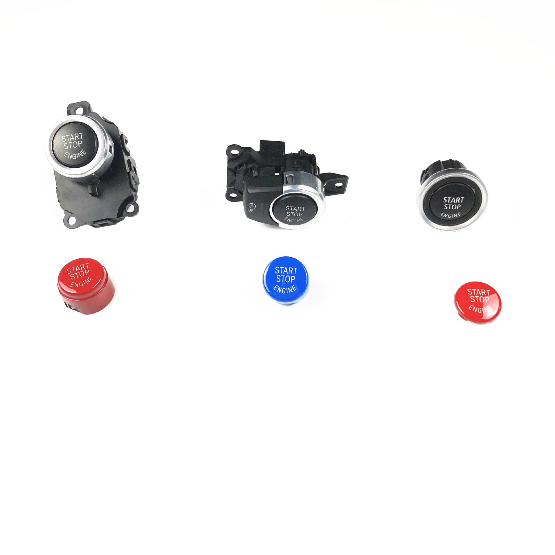 Aplicable a BMW E/F/G motor ABS botón de inicio de un solo clic interruptor de encendido botón reemplazo cubierta accesorios clave